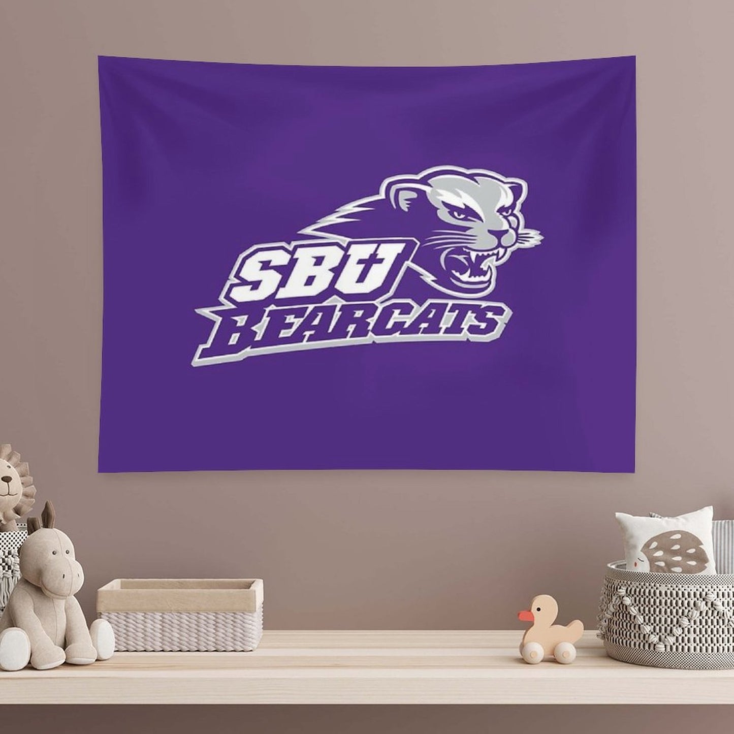 Southwest Baptist Purple Tapestry