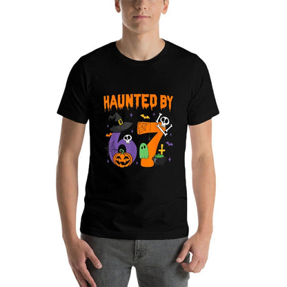 Haunted by 67 – Funny Six Seven Meme 6 7 Halloween Costume  Tagless Design T-Shirt