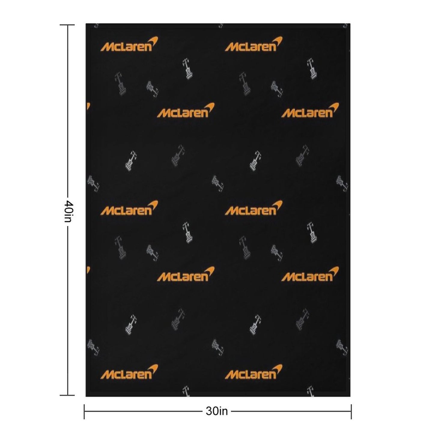 McLaren F1 Team - Speed Beyond Limits! Throw Blanket