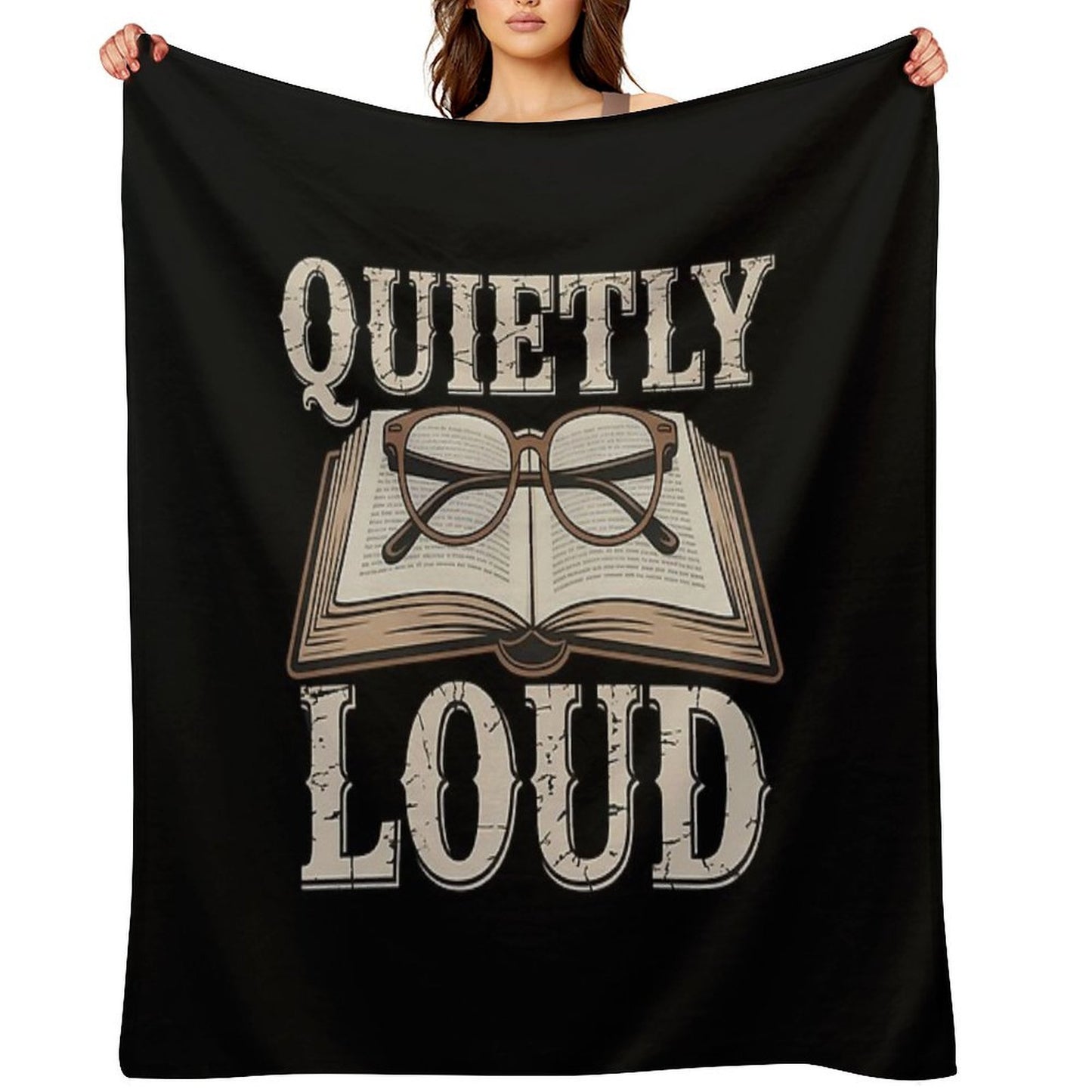 Academia - Quietly Loud Throw Blanket