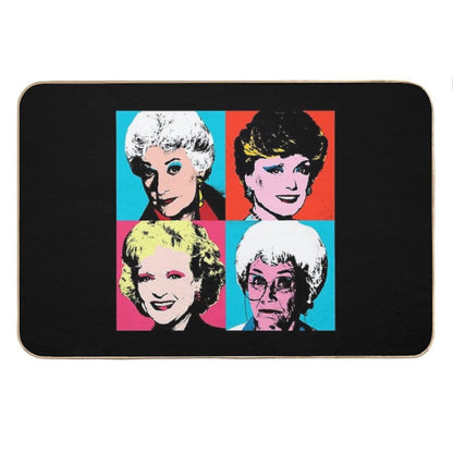Golden Warhol Girls Bath Mat