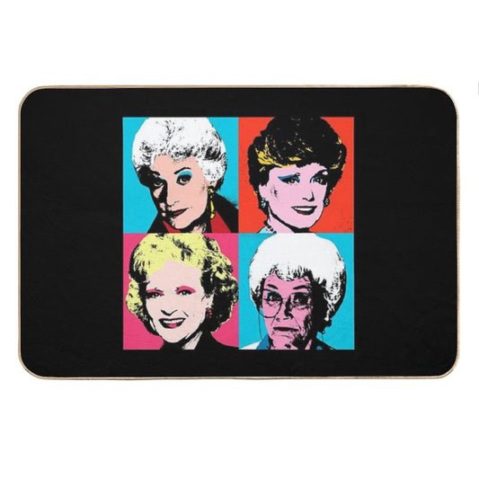 Golden Warhol Girls Bath Mat