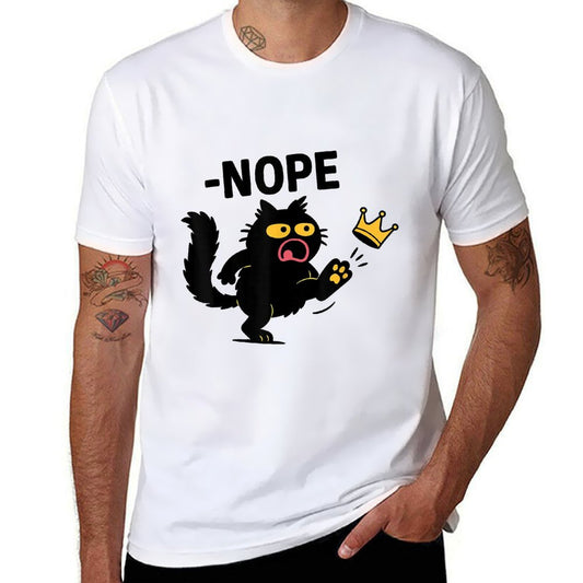 No Kings in America Black Cat  Moisture-wicking T-Shirt
