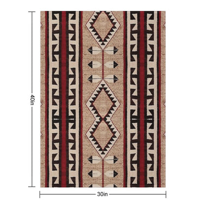 The Eternal  Navajo Pattern Throw Blanket
