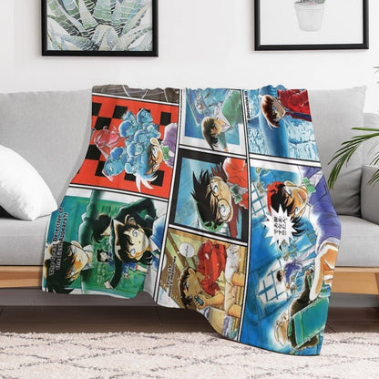 Detective Conan Edit - Color Pages Throw Blanket