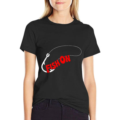 Funny Fish Hook Fishing Fisherman Fish Lover Jokes Saying T-Shirt
