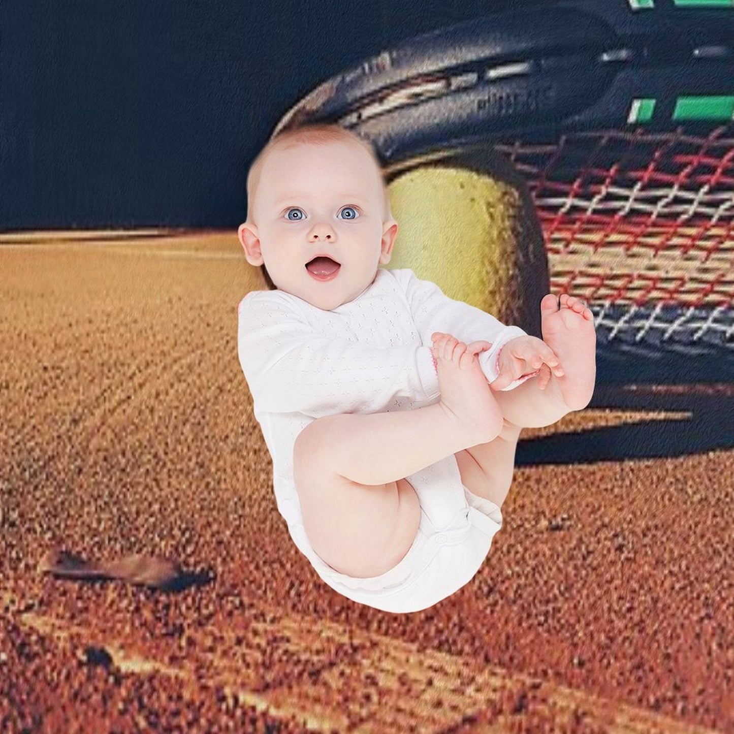 Tennis Ball Throw Blanket