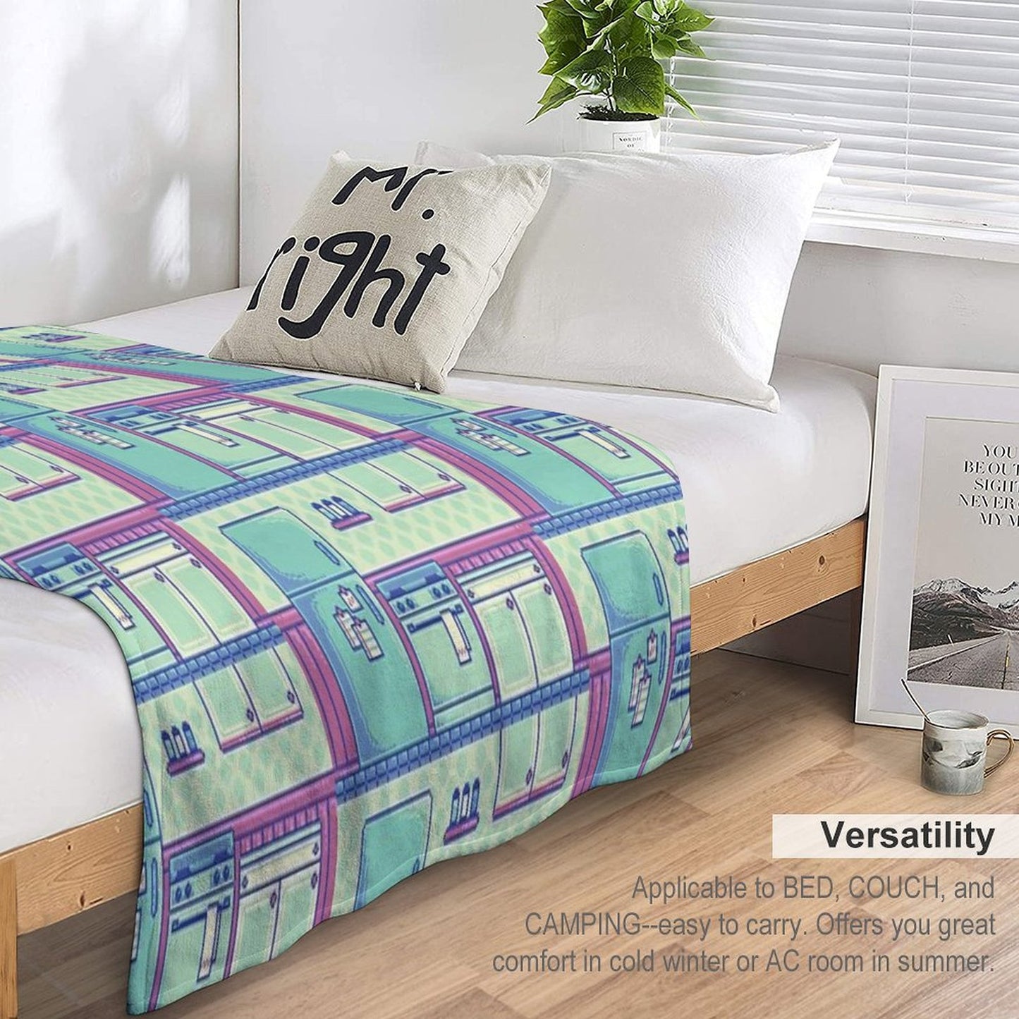 Kitchen (Pixel) Throw Blanket