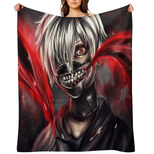 Kaneki Ken Throw Blanket