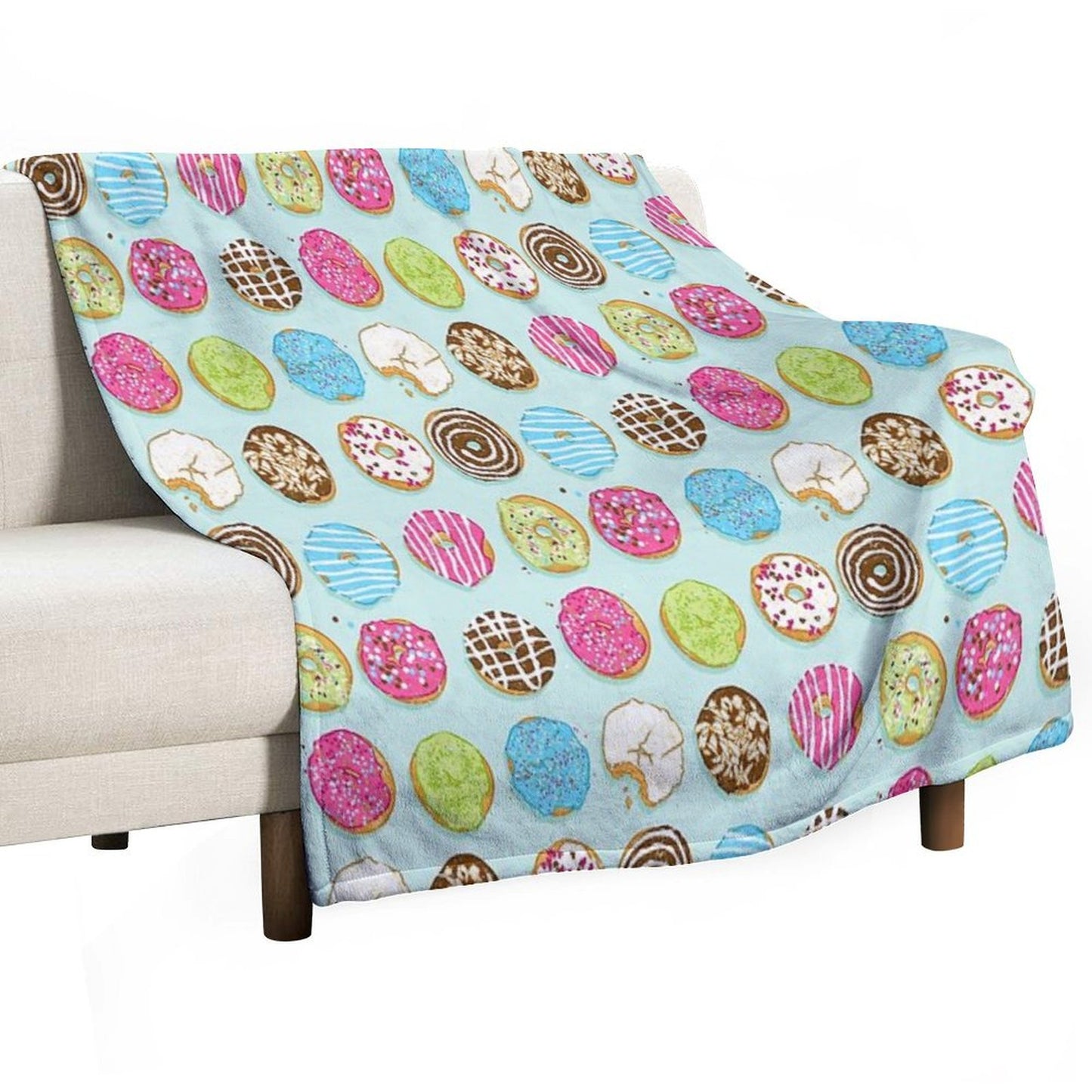 Sweet Donuts Throw Blanket