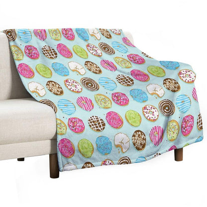Sweet Donuts Throw Blanket