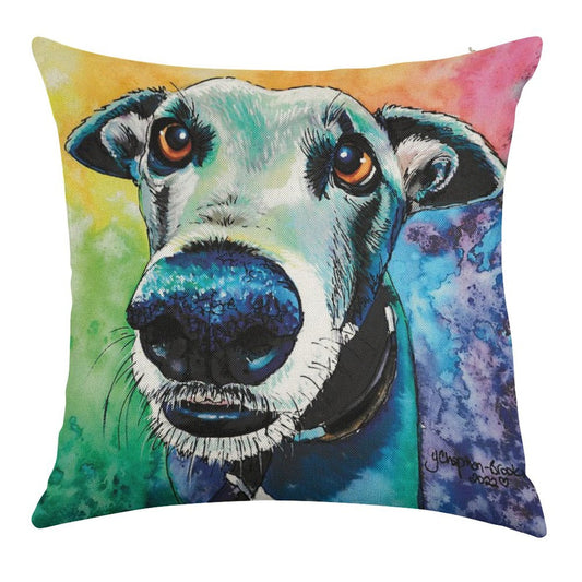 The Look of Love Linen Throw Pillow Cover