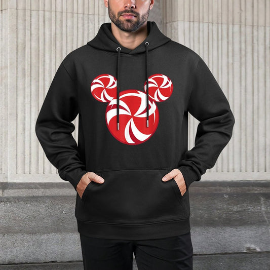 Disney - Christmas Candy Medium-Weight Fabric Hoodie
