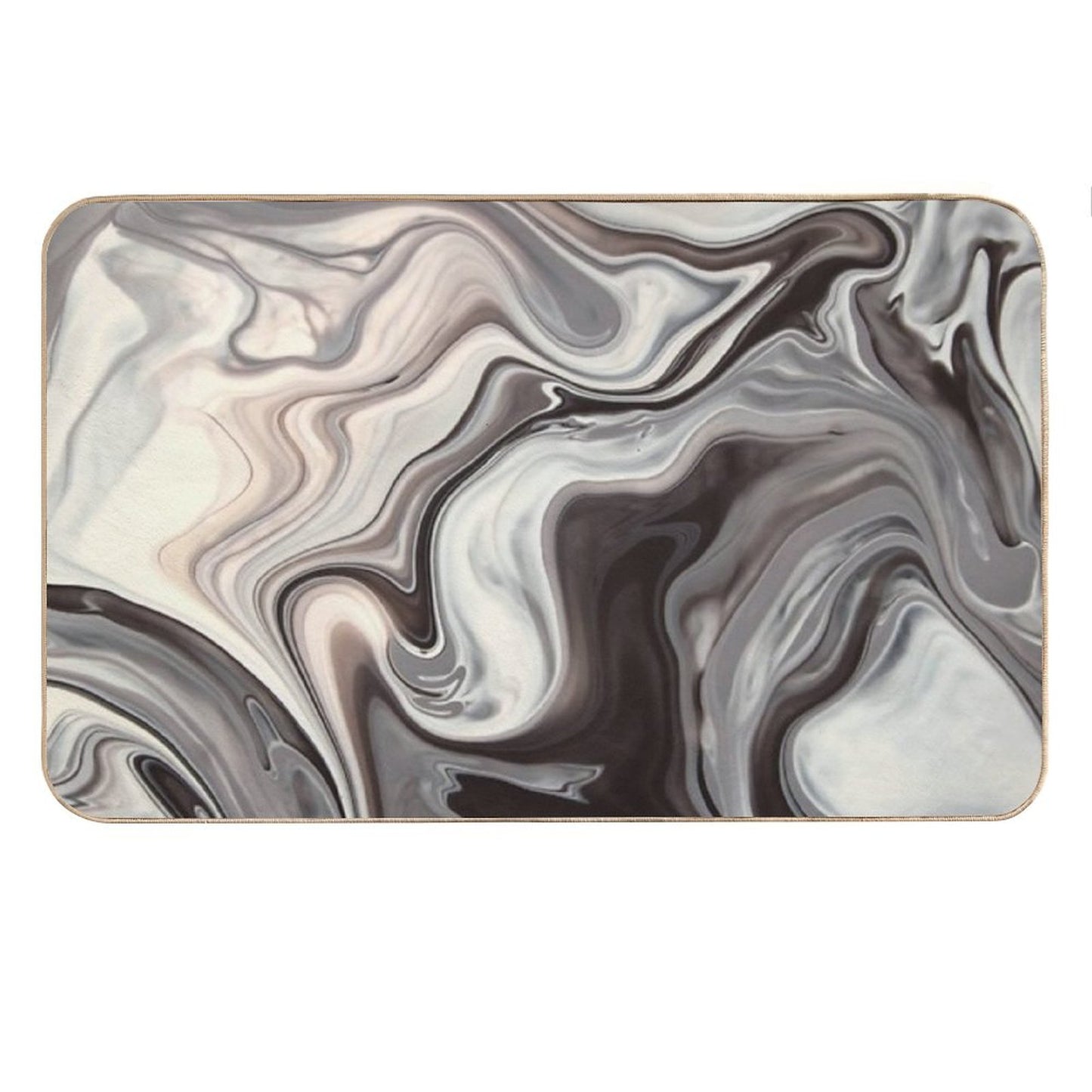 Marble Texture Bath Mat