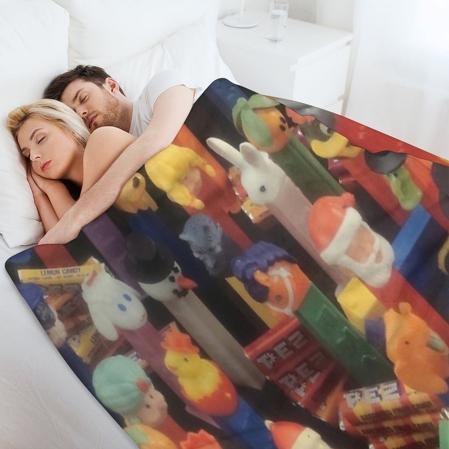 Pez Candy Throw Blanket