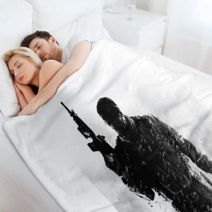 MW2 - Soldier Game Throw Blanket