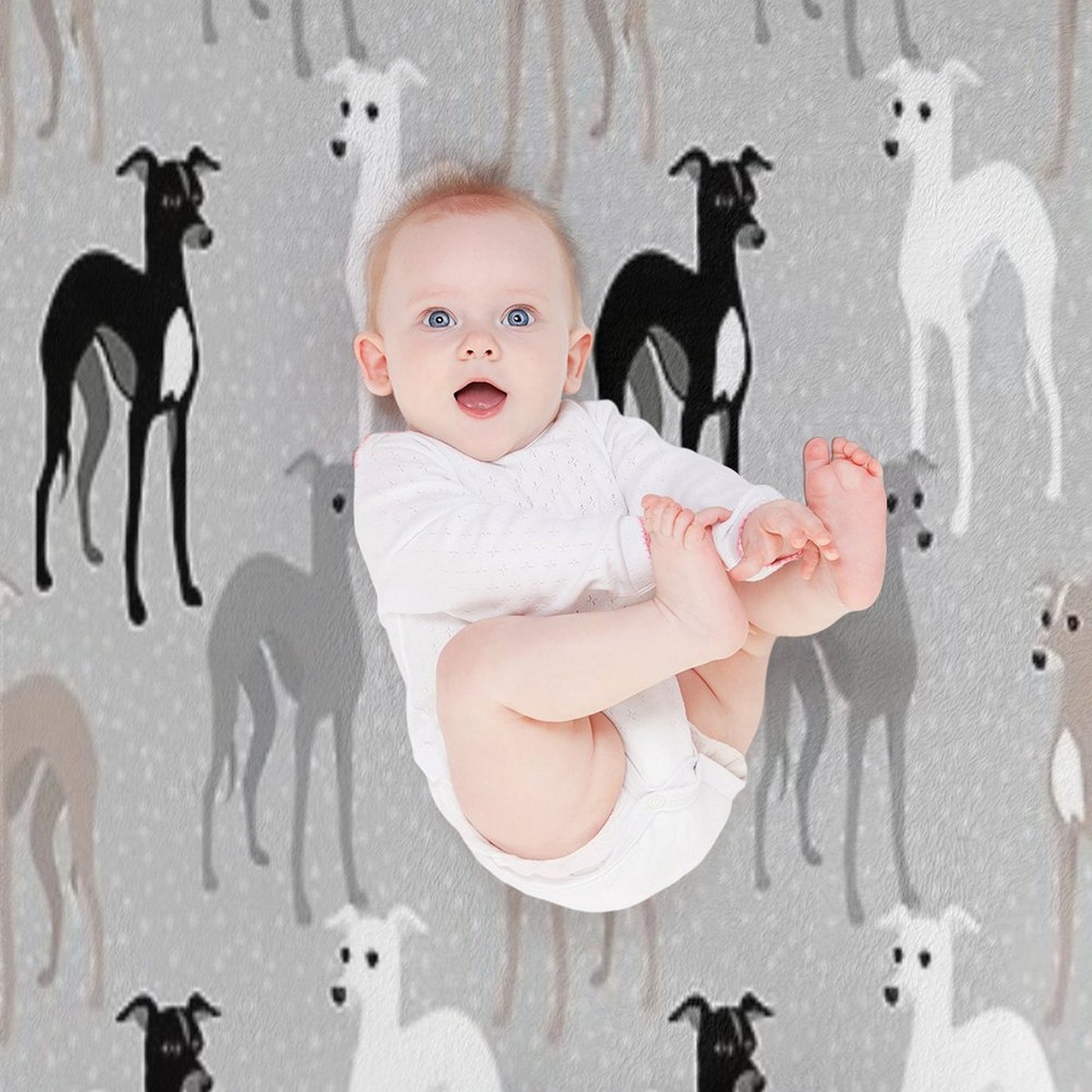 Italian Greyhounds Throw Blanket