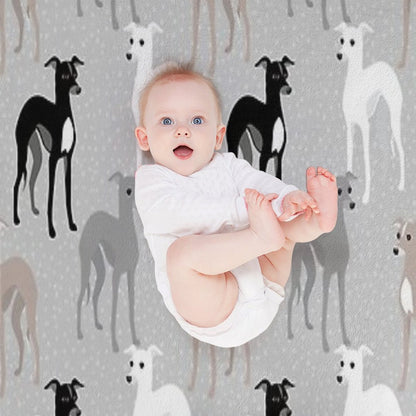 Italian Greyhounds Throw Blanket