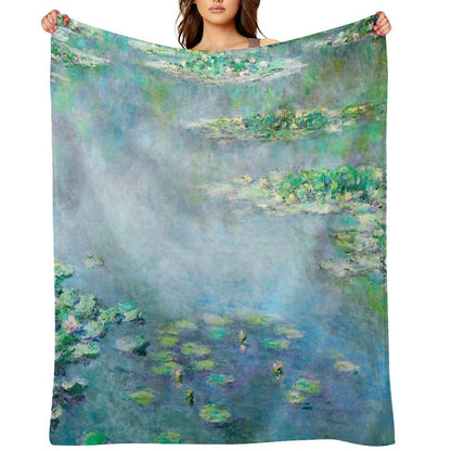 Monet Water Lilies  Nymphéas 1906 Throw Blanket