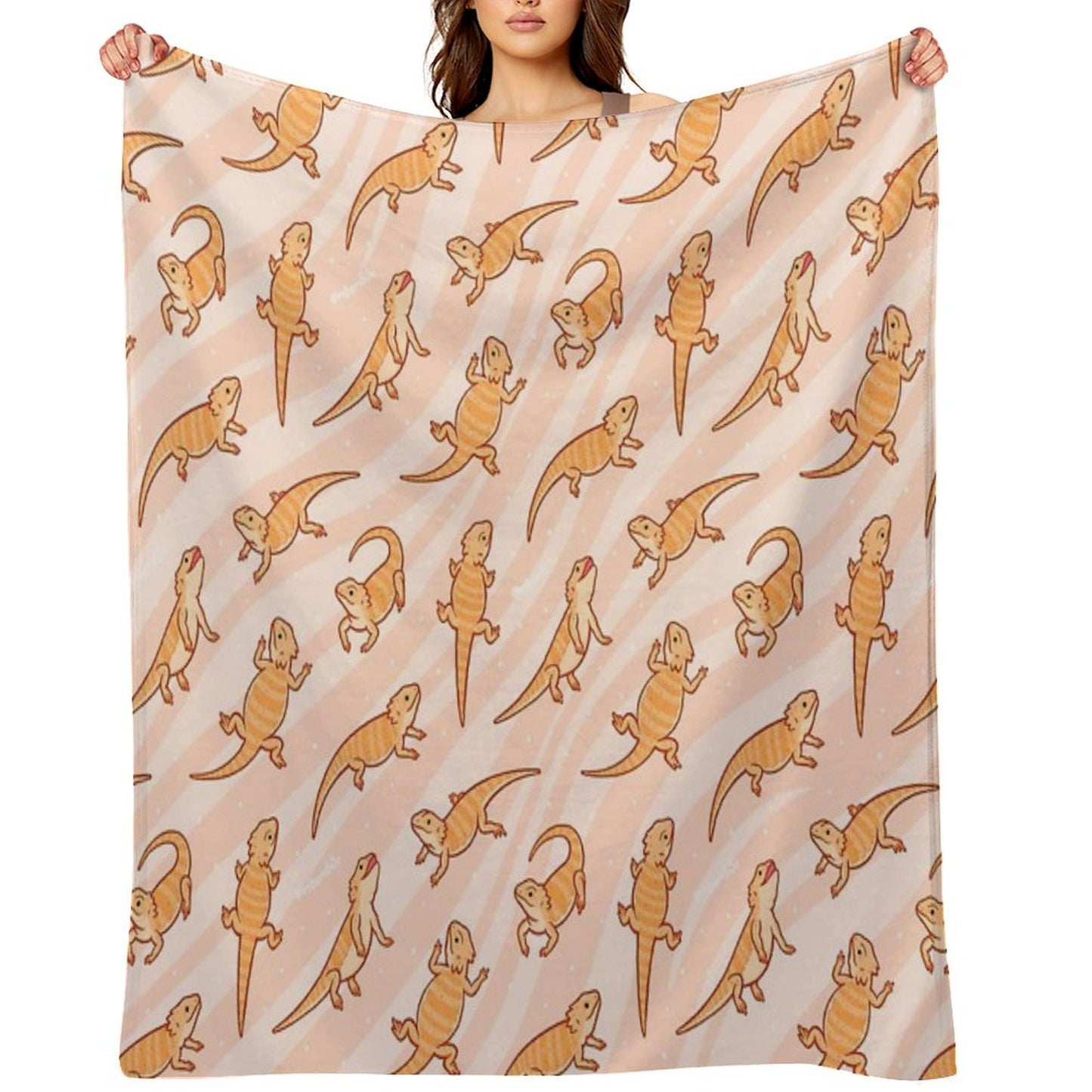Bearded Dragons Throw Blanket