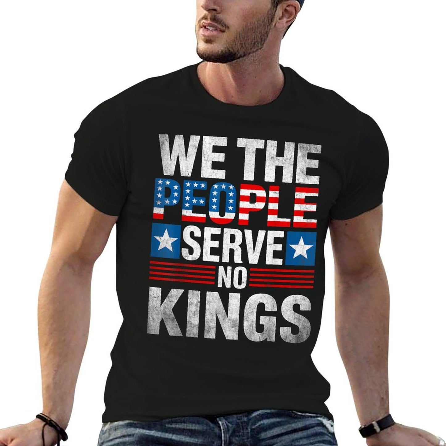 No King Patriotic Freedom for Men Women Gifts  Relaxed-fit T-Shirt