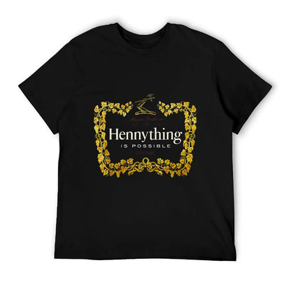 Henny Shirt, When The Henny&#39;s in The System. Henny Parody T-Shirt