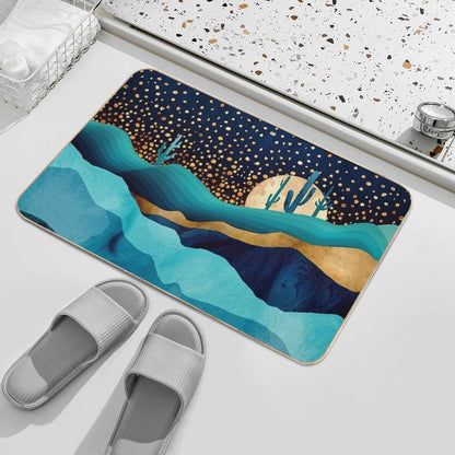 Indigo Desert Night Bath Mat