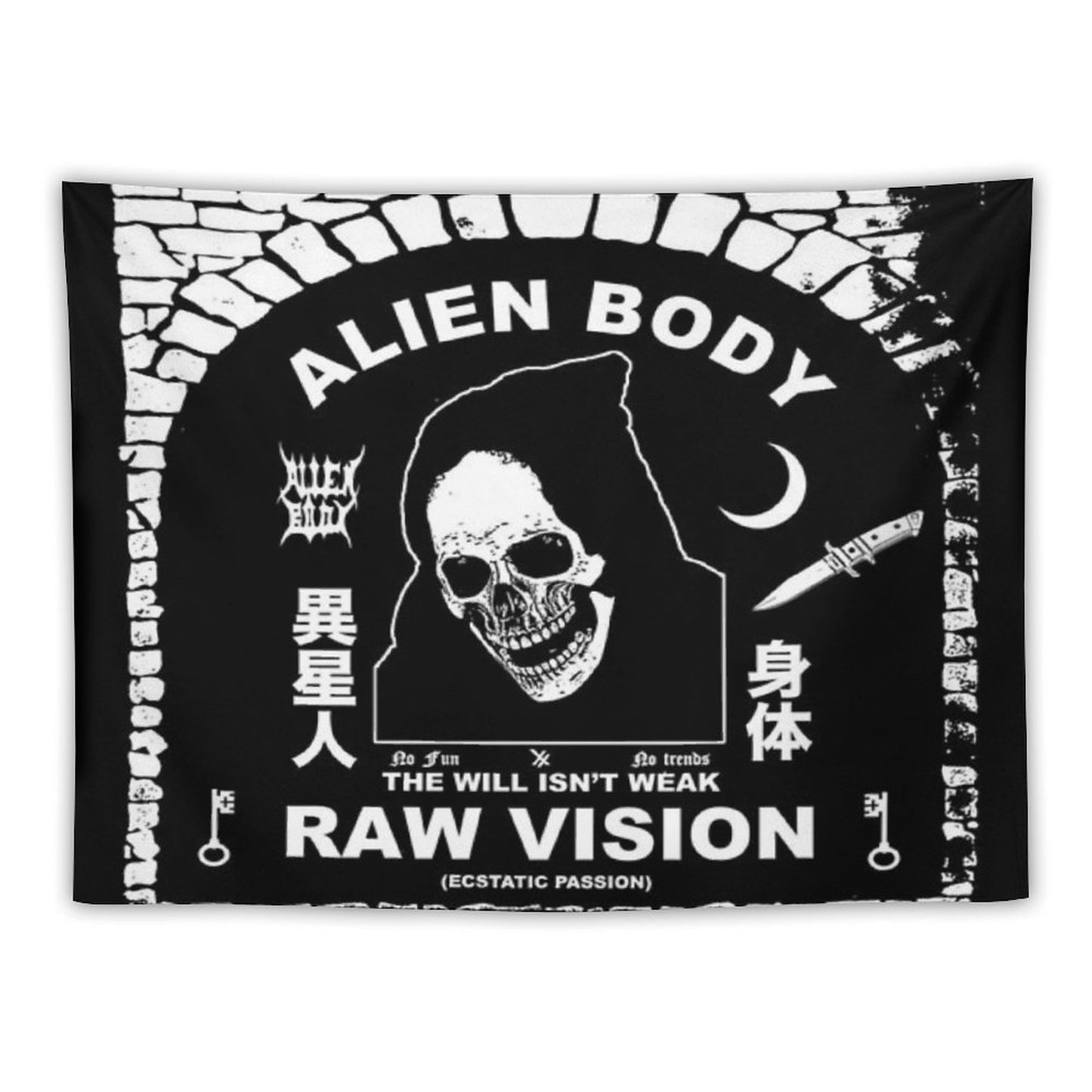 Raw Vision Tapestry