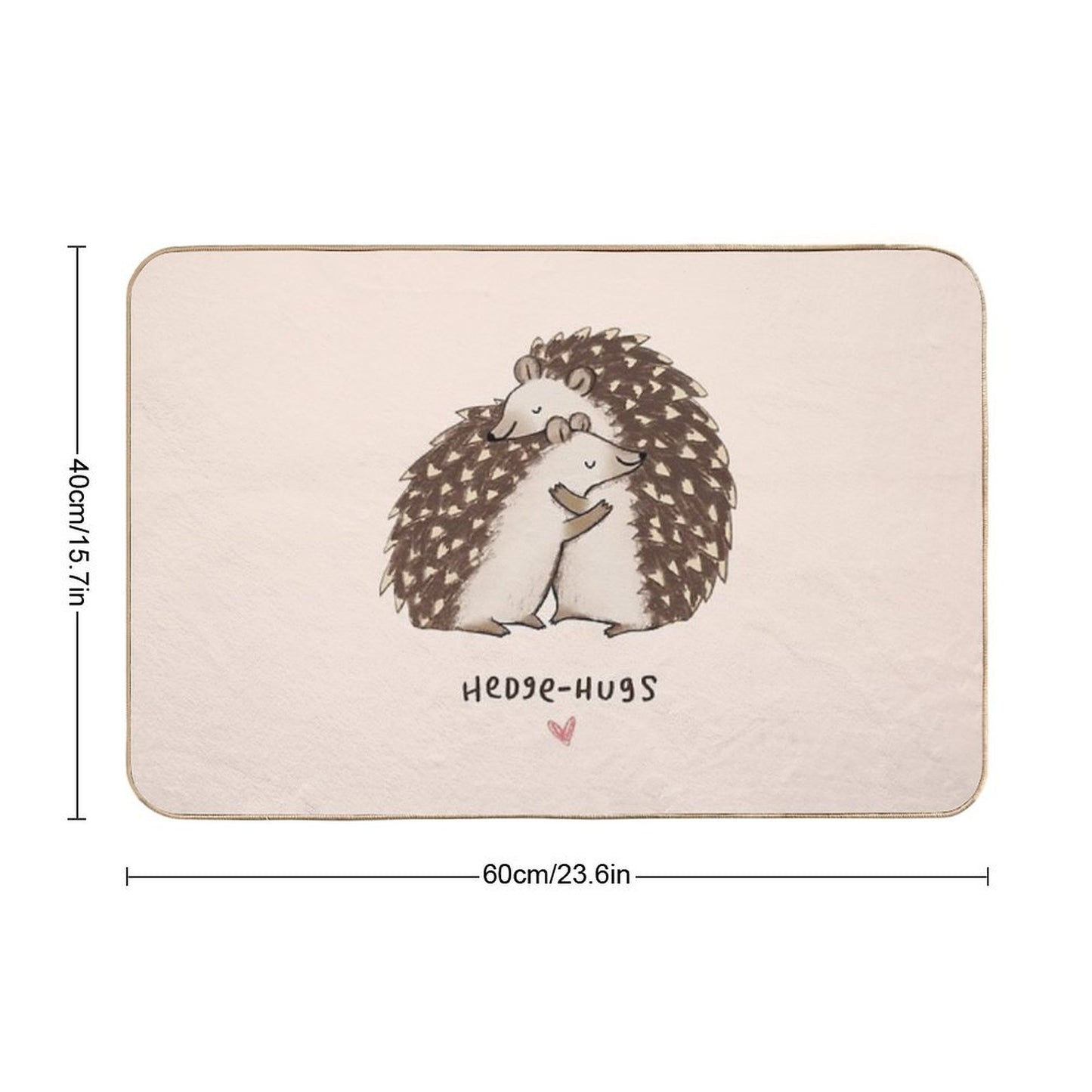 Hedge-hugs Bath Mat