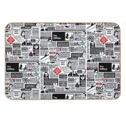 Wise Words From The Office - The Office Quotes (Variant) Bath Mat