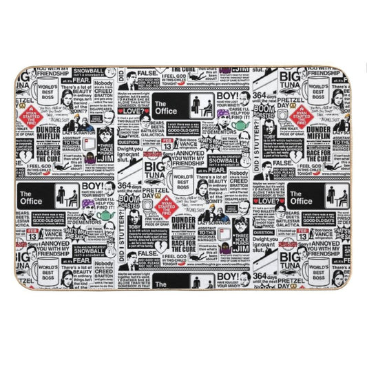 Wise Words From The Office - The Office Quotes (Variant) Bath Mat