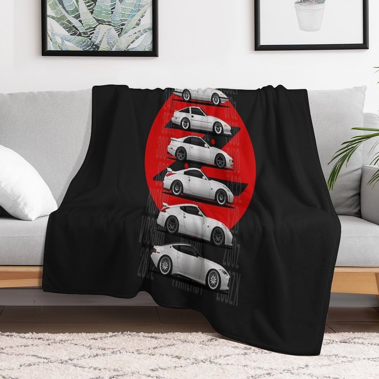 Z Generations (White) Throw Blanket