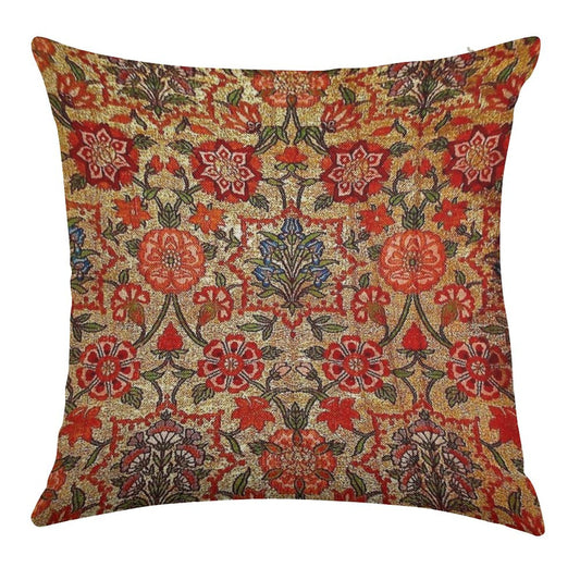 Ancient Turkish Tapestry Linen Throw Pillow Cover