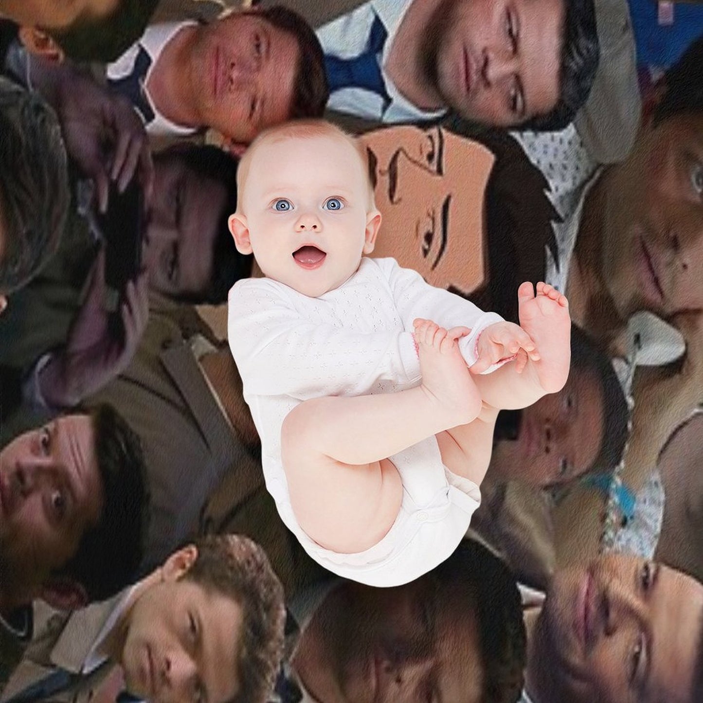 Castiel Collage Blanket Throw Blanket