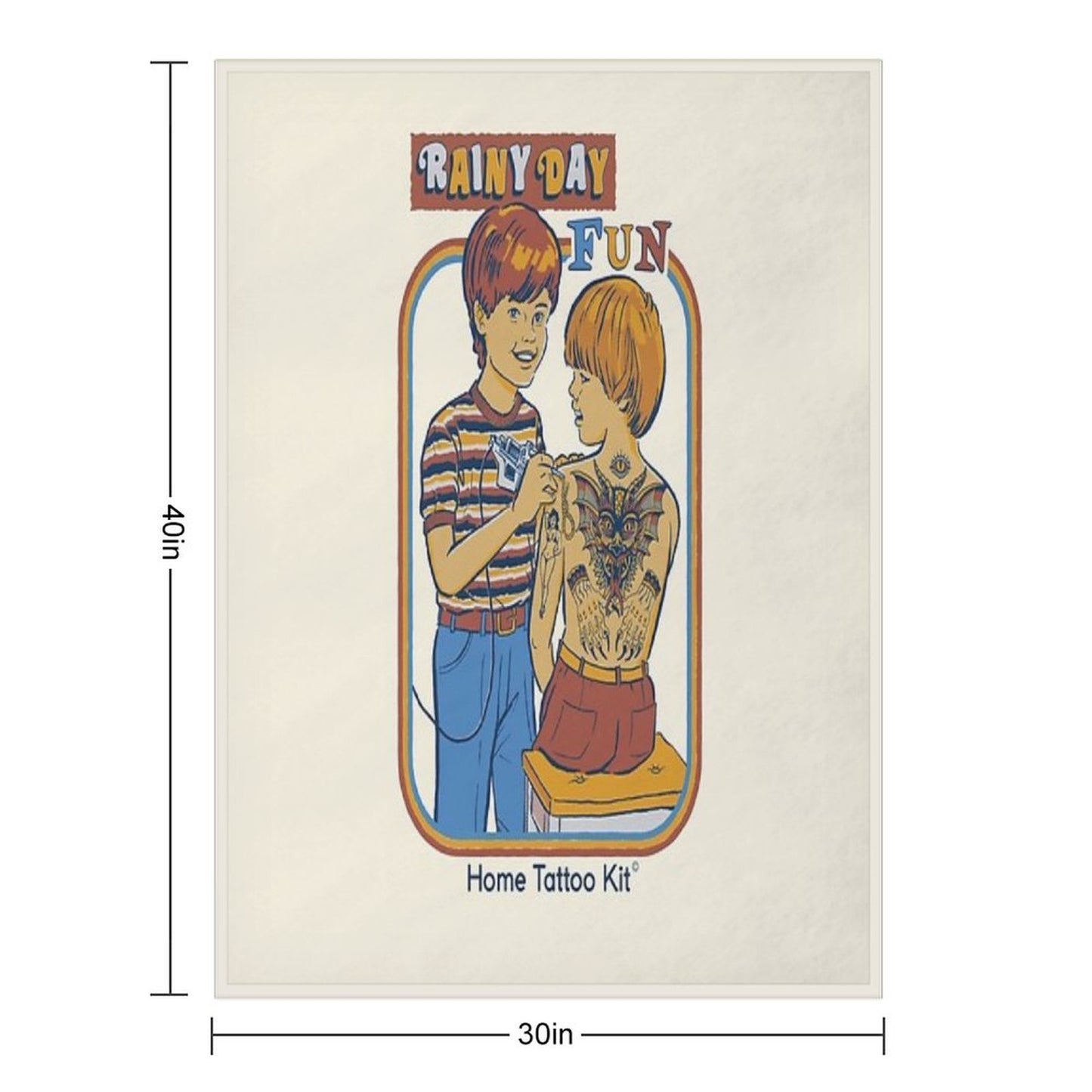 Rainy Day Fun Throw Blanket