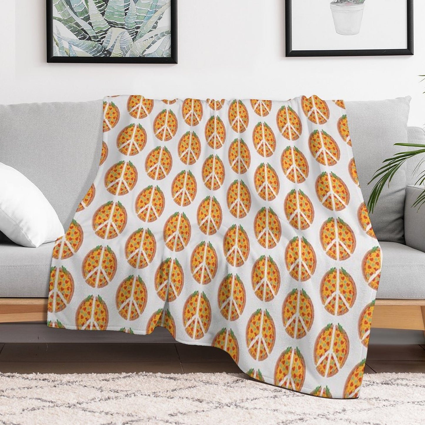 Peazza, Love And Joy Throw Blanket