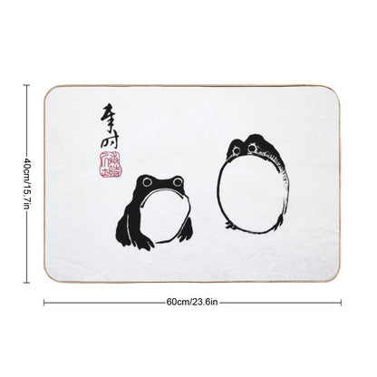 Matsumoto Hoji Frogs  Dirt-Trapping Bath Mat