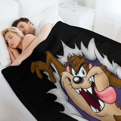 Tasmanian Devil Throw Blanket