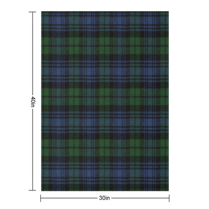 Black Watch Ancient  Original Scottish Tartan Throw Blanket
