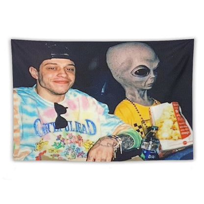 Pete Davidson Alien Tapestry Tapestry