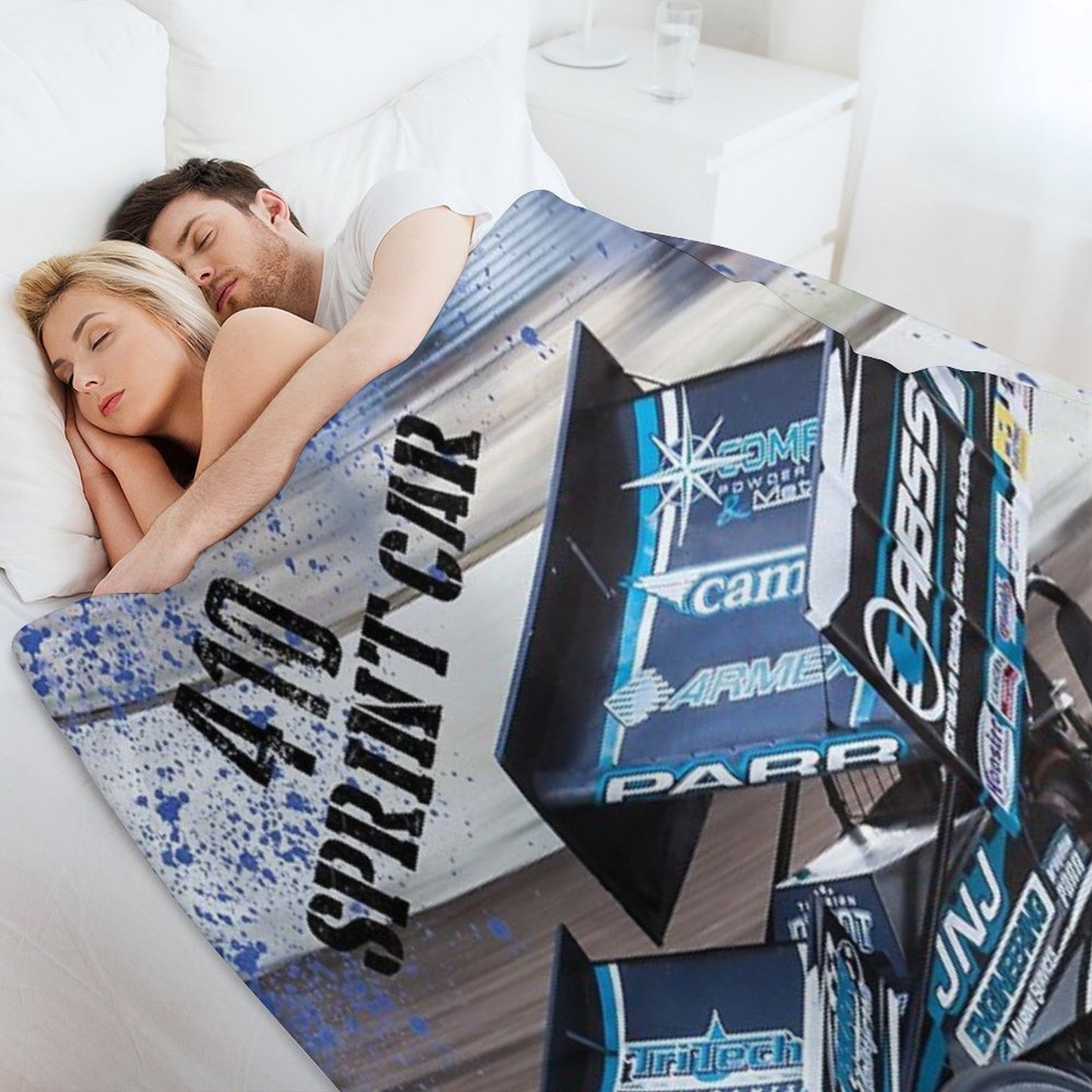 Big 410 Sprint Car Throw Blanket