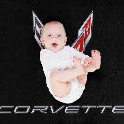 Best of Corvette Hi Logo Throw Blanket