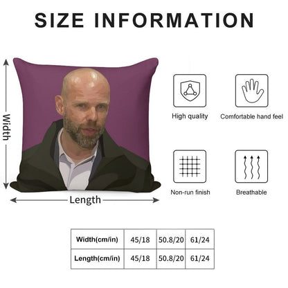 Jeroen Weimar – Victoria’s Commander of The Pandemic Response Soft Easy Maintenance Throw Pillow