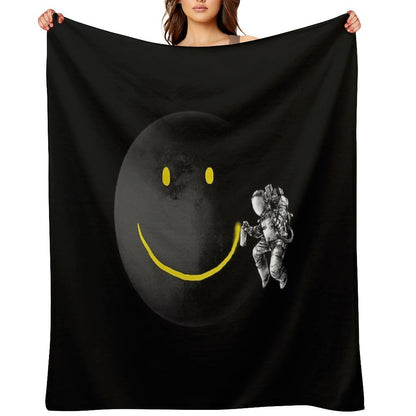 Make A Smile Throw Blanket