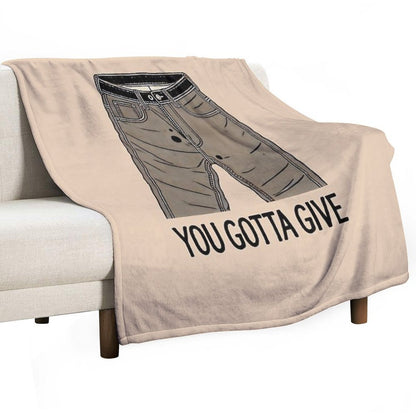 Calico Cut Pants ITYSL Throw Blanket