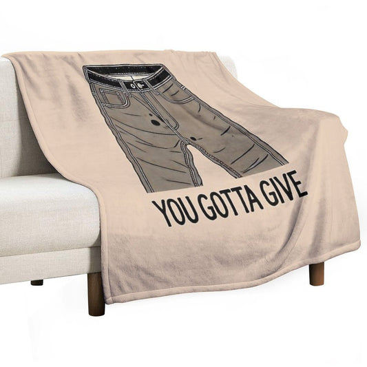 Calico Cut Pants ITYSL Throw Blanket