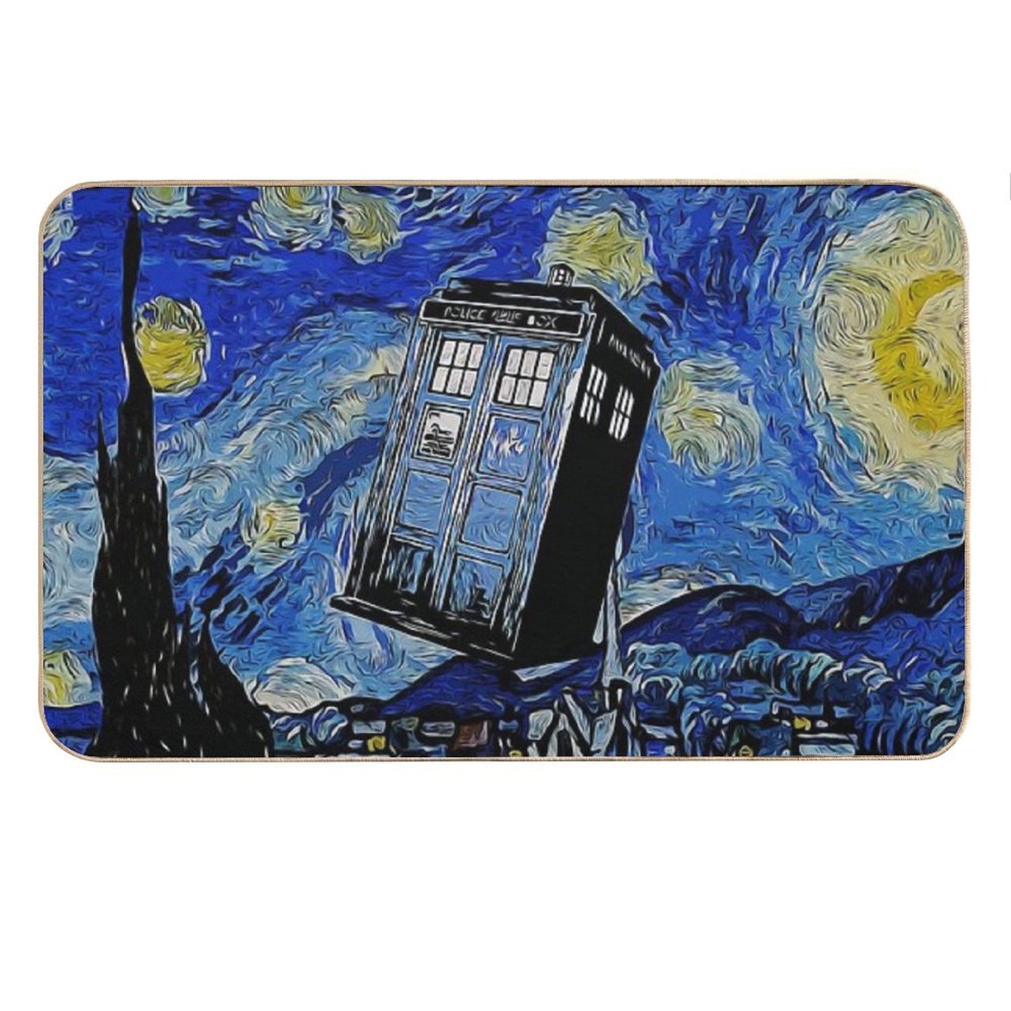 Van in Time Bath Mat