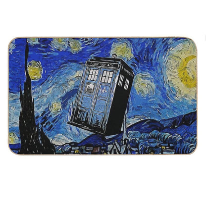 Van in Time Bath Mat