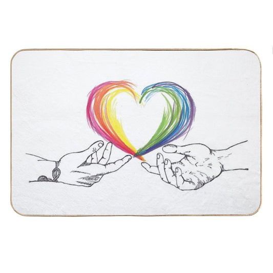 Love Is Equal (Harry And Louis) Bath Mat