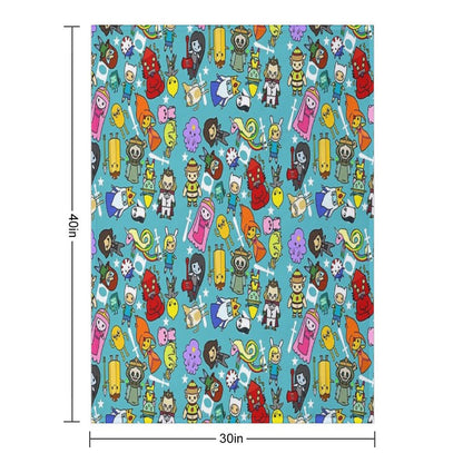 Time for Adventures Throw Blanket
